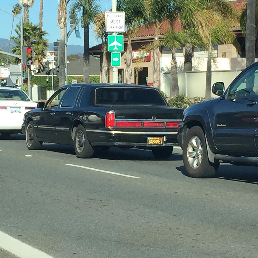 Another Baphmet sighting. The most evil car in Santa Barbara.