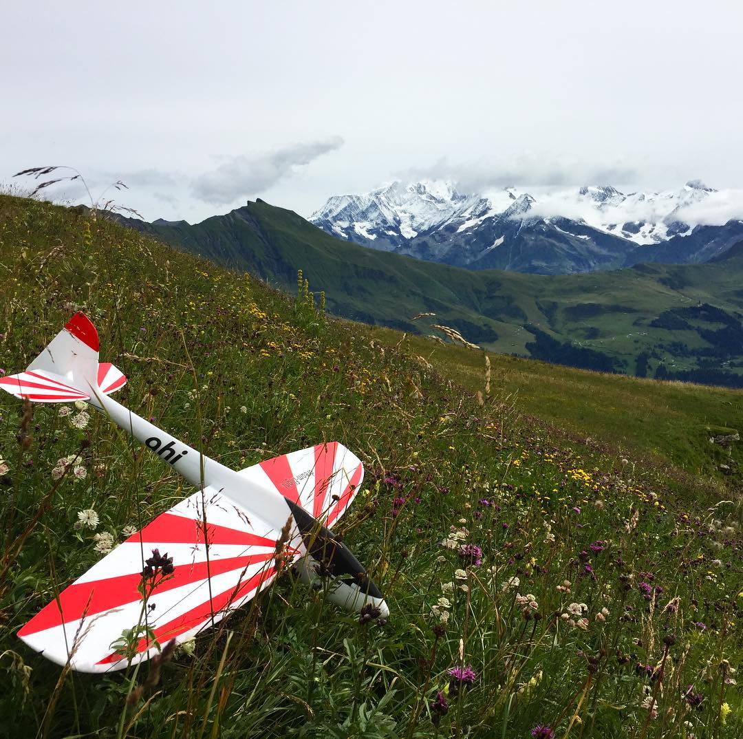 Atop Mont Clocher with Mont du Joly and Mont Blanc in the background